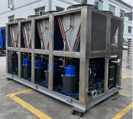 JLSF-100A Stabilny Niezawodny Chiller Ocieplony Powietrzem 380V 415V 50Hz