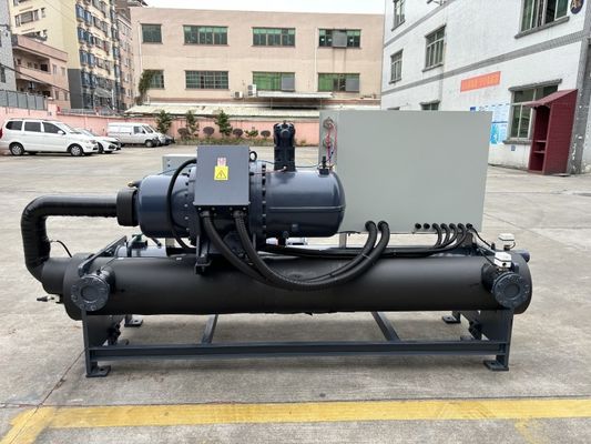 80TR Chiller chłodny wodą chłodzony śrubkowy chłodnik z opakowaniem spadającym do procesów produkcyjnych