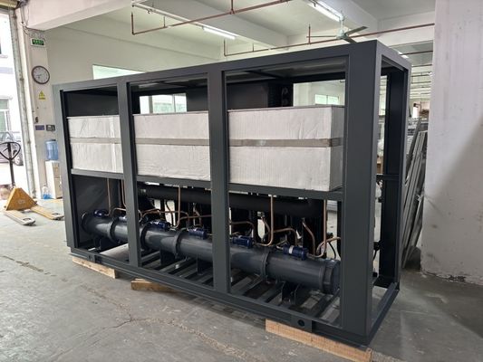 System chłodzenia wodnego chłodzonego wodą kondensator rurki muszli R22/R407C Mikroprocesor chłodniczy sterownik 5-300KW